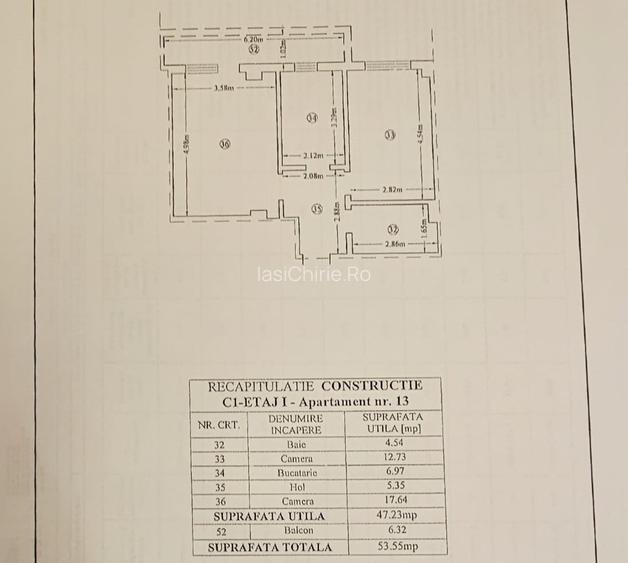 Apartament 2 camere Valea Lupului - 19
