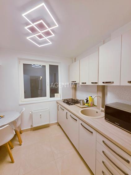 2 camere Sala Palatului etaj 4, 65 mp,  bloc 1960, mobilat, balcon, renovat - 21