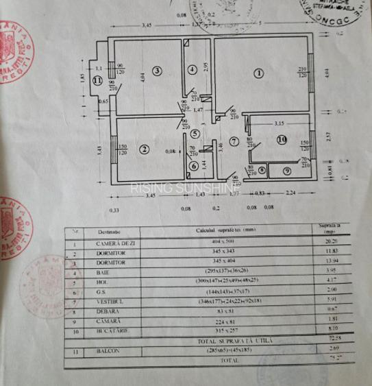 3 camere | decomandat | bloc an 1982 | 2 bai | Militari | Uverturii - 8