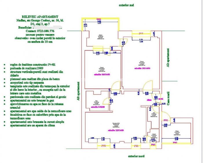 Apartament 3 camere in bloc Digi Nadlac - 10