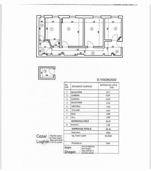 De vanzare apartament 3 camere zona Gara de Nord cu Basarab