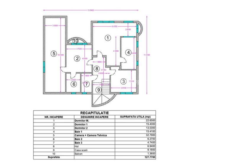 Vila oportunitate, 6 camere, teren 1.000 mp, de vanzare, Snagov - 24