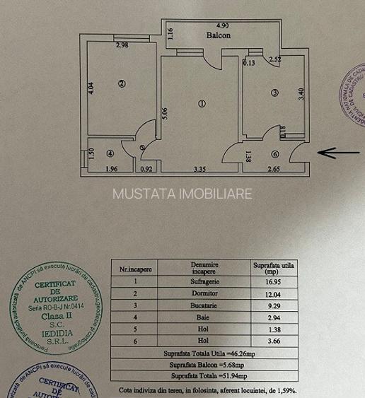 Apartament 2 camere confort 1, zona Obor. - 10