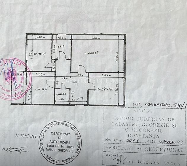 Apartament 3 camere, decomandat Inel 1,  zona Eden 89.000  € - 15