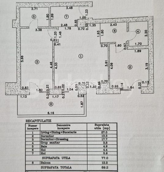 Apartament cu 3 camere | Cambridge School - 1