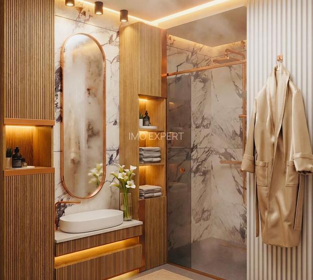 Apartament finisaje premium, 2 camere, 56 mpu, parter, boxa, Cetate - 5