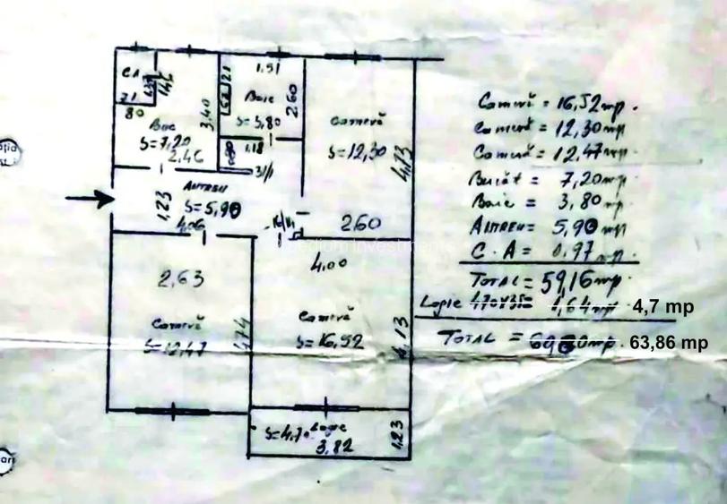 Apartament 3 camere pe Băița - 2