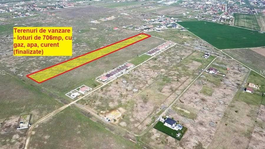 Terenuri de vanzare Mosnita, cu utilitati - 70 euro/mp+TVA - 4
