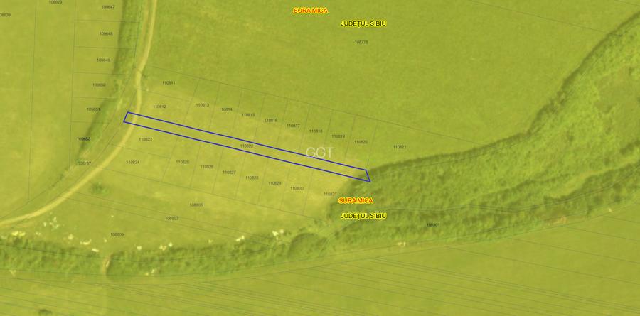 Parcele teren pentru cabane - sat Rusciori 567 mp - direct de la proprietar! - 4