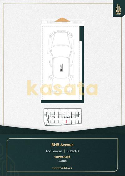 Apartament 2 camere LUX | Parcare | BHB | 249 000 + TVA - 20