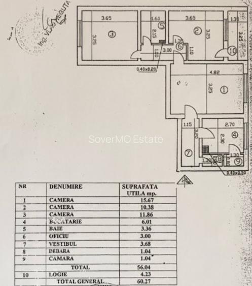 Apartament 3 Camere | Metrou Orizont - Dr. Taberei - 12