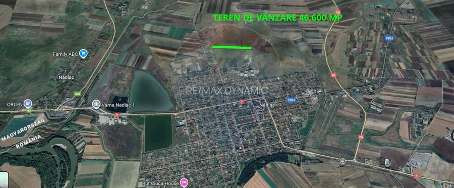 Teren cu potențial de vânzare 46,600mp lângă intravilan, în Nadlac - 3