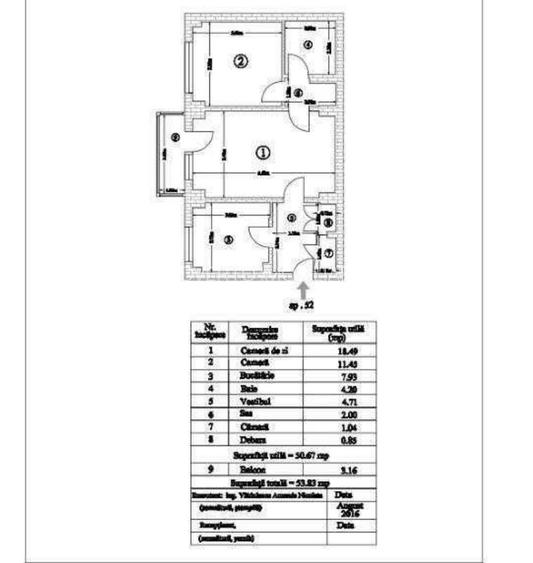 Apartament 2 camere de vânzare Gorjului - 8