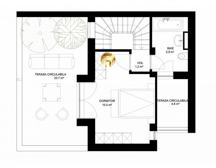 Casa TownHouse 4 camere - Calitate Premium - Otopeni Odaile - 12