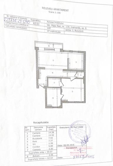 Apartament 2 camere Popa Nan, Unirii, Piață Alba Iulia | 63 mp - 16