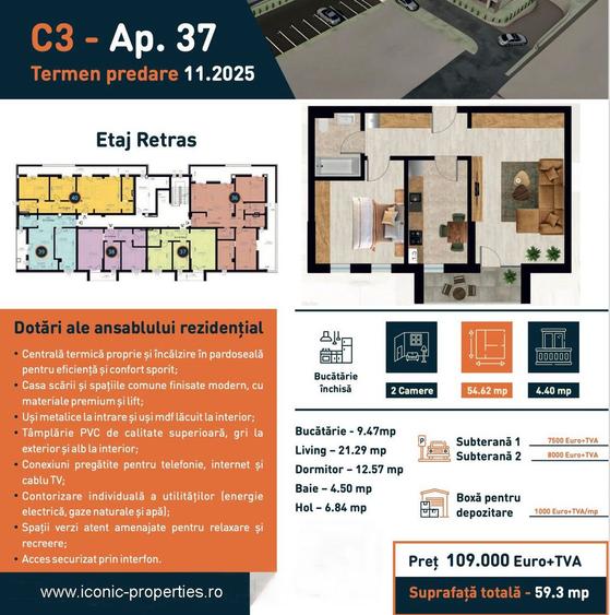 Ultimele apartamente disponibile, investitie sigura,  zona de top ! - 7