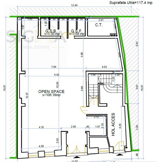 Spatiu comercial centru, acces stradal! - 3