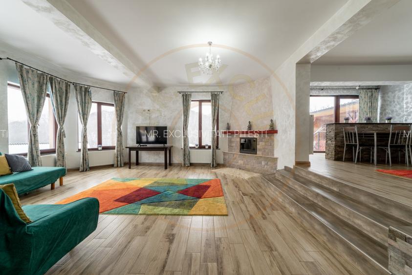 Casa 6 camere langa padure/ 340 mp/ teren de 3 745 mp la 5 min de Pitesti - 2