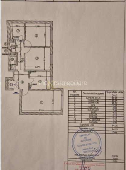 3 camere | Rahova – Sebastian | 64 mp | Decomandat | Ideal renovare - 14