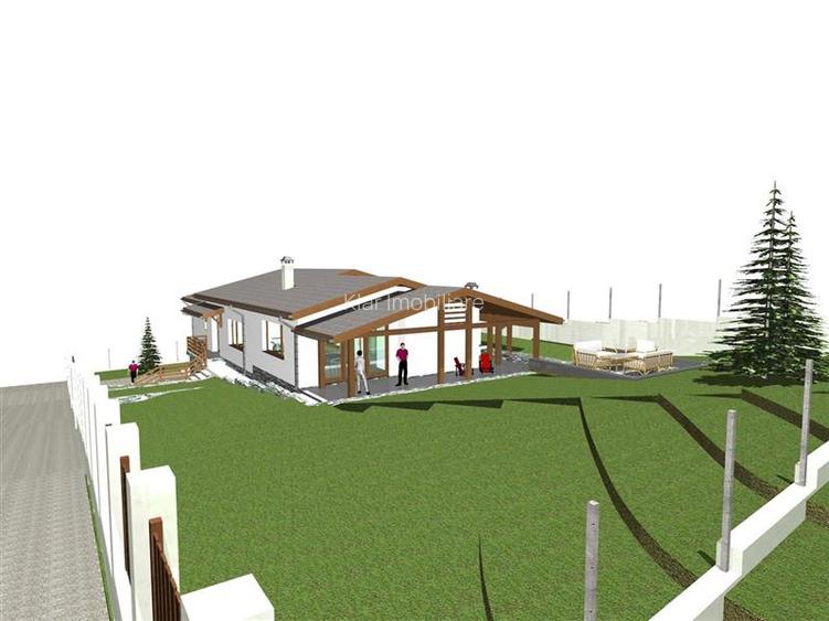 Casa mediteraneana  cu 1000 mp teren  zona Salistea Noua comision 0% - 3