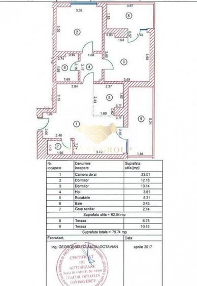 Apartament 3 camere Victoriei bloc 2017 | etaj 3 bloc boutique - 12