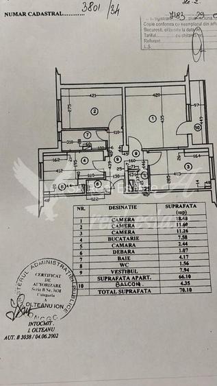 Apartament 3 Camere, zona Tei - 15