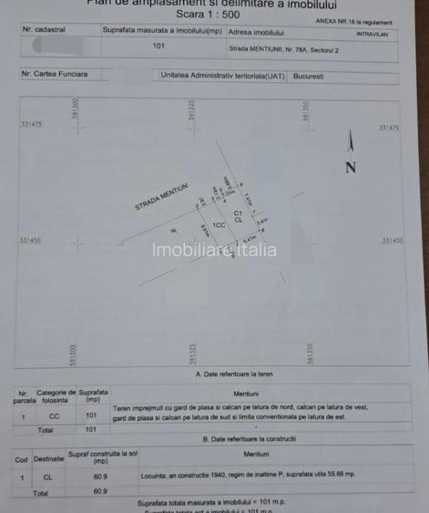 Teren de 400 mp cu casa demolabila - 2