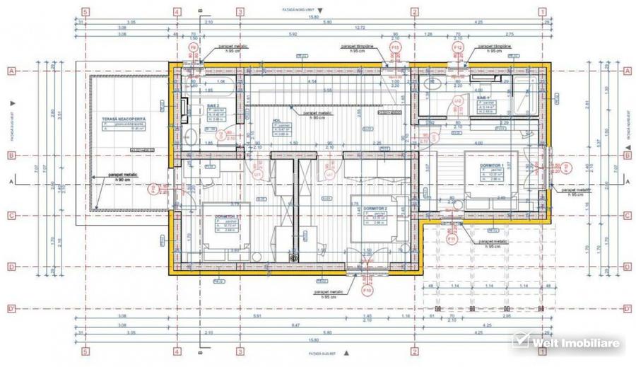 Ideal pentru familie – 127 mp utili, curte, 3 dormitoare si tehnologie verde - 13