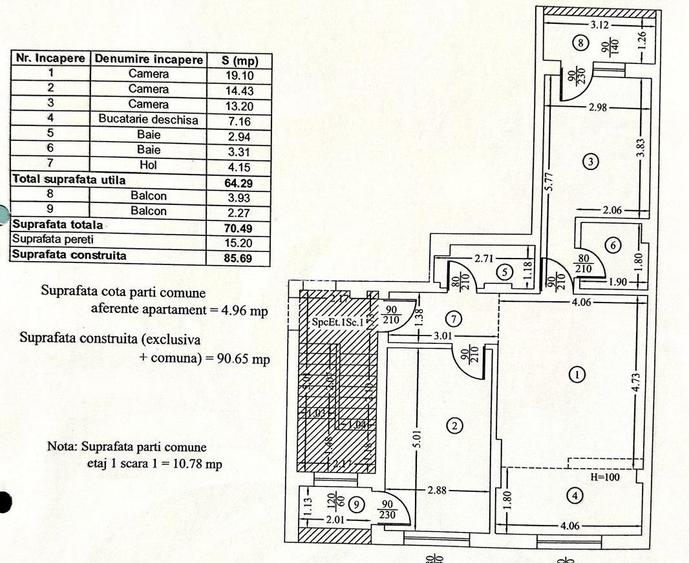 Vanzare apartament 3 camere - Chiajna Dudu - 1