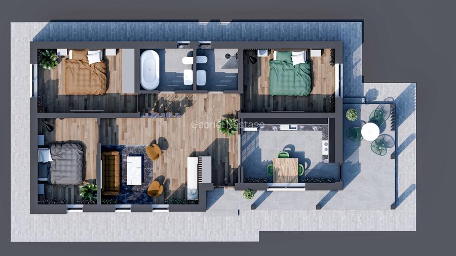 Alegria Home/Case mediteraneene/Proiect nou/Miroslava/Vorovesti/4c/2bai/teren 43 - 5