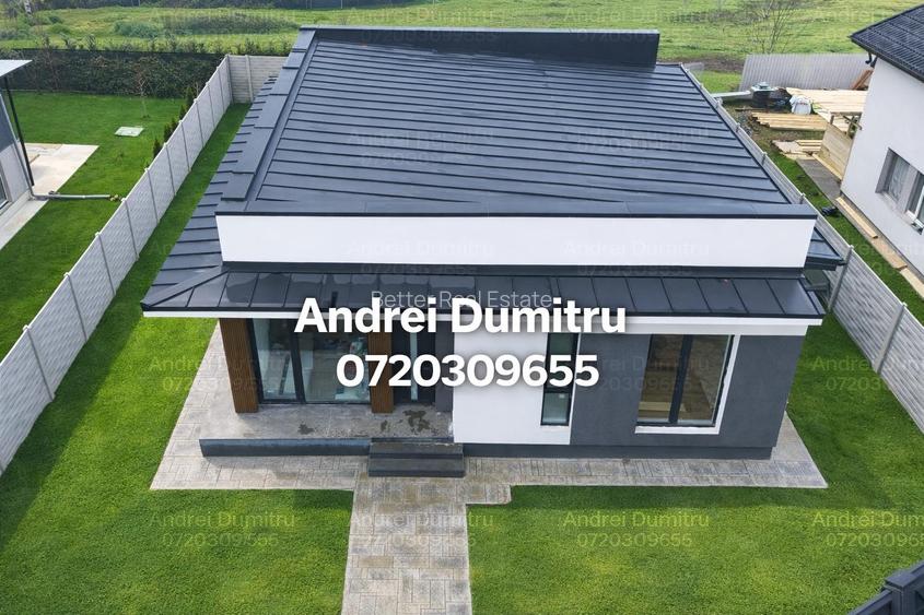 Casă parter 4 camere, 410 mp teren, încălzire în pardoseală, Comuna Berceni - 2