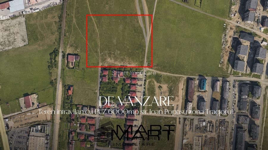 Teren intravilan 6000mp cu PUZ, P+2E zona Tractorul - 5