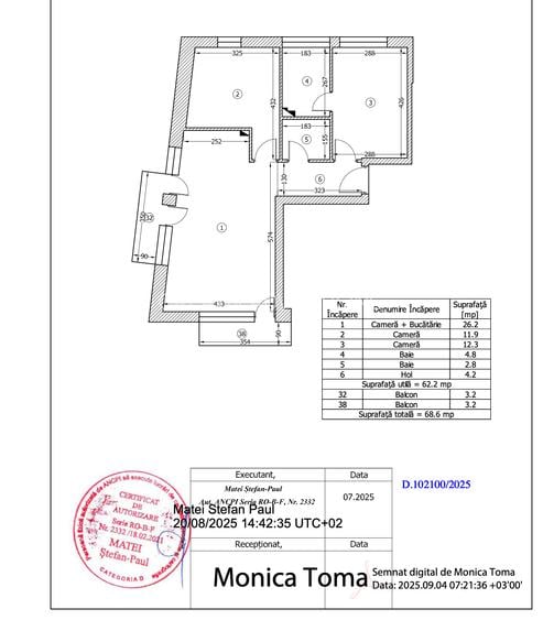 Apartament 3 camere Bloc Boutique 2025 Mobilat Si Utilat Comision 0% - 21
