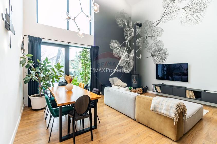 Vilă modernă în Paradisul Verde - Living spectaculos - 4