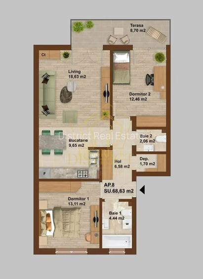 0% COMISION Apartamente cu 3 camere, iulie 2026 | Buziasului - 8