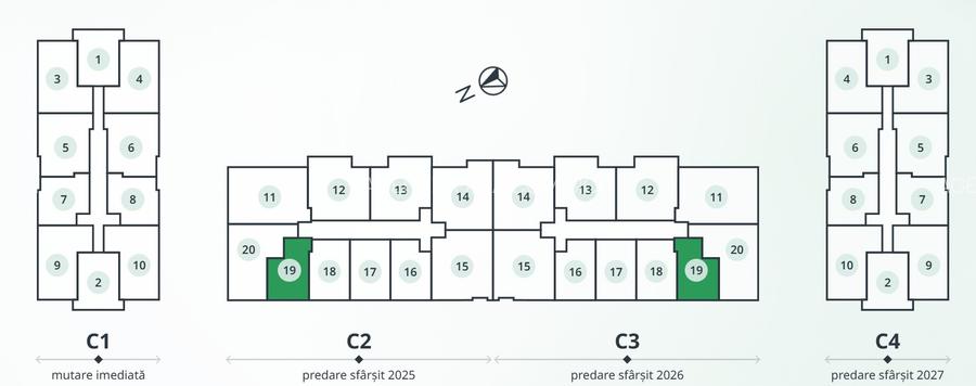 Apartament 1Cam, 78.640 euro+TVA, 41,6mp - 11