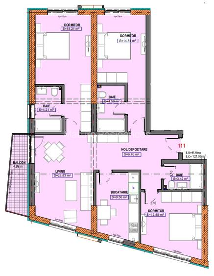 Apartament 4 camere Zona Cismea Lac Siutghiol - 1