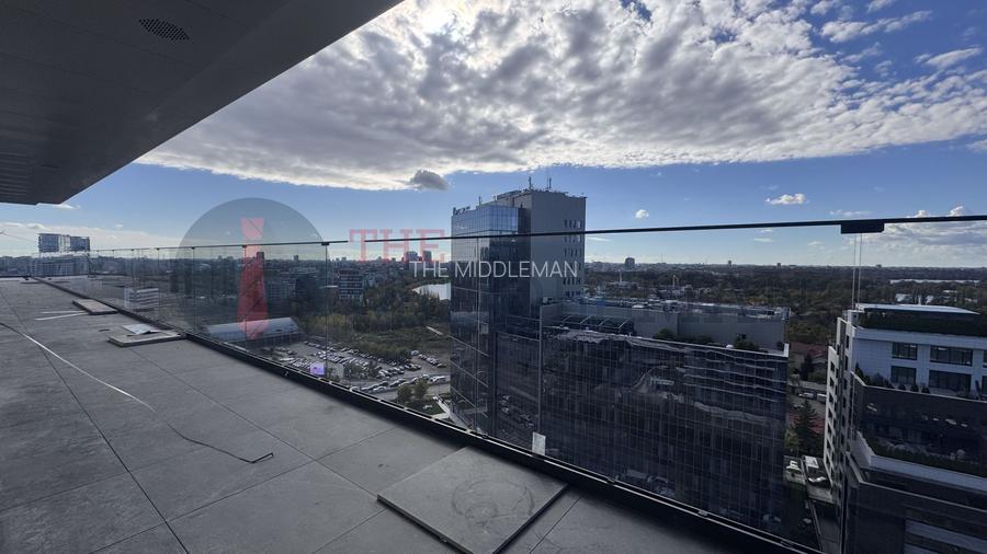 Top view Mall Promenada - 3 dormitoare  -One Floreasca Towers - 7