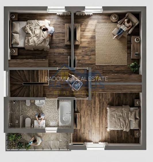 Casă P+M Berceni I 5 camere I 135 mp Utili I Teren 370 Mp I TVA Inclus - 9