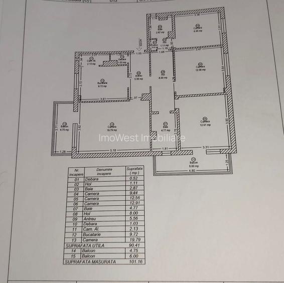 Steaua | 4 Camere |  Etaj 1 | Bloc Izolat | Centrala Proprie - 4