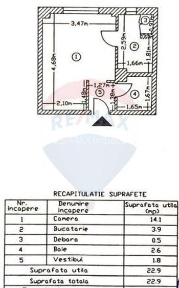 Garsoniera de vanzare, 23mp, Morarilor , Spitalul Pantelimon - 3