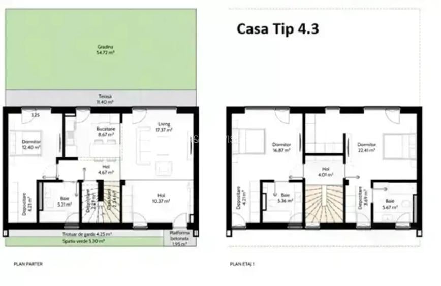 Apartament 4 Camere cu Gradina| Pipera | Tip Duplex | Langa Lac - 11