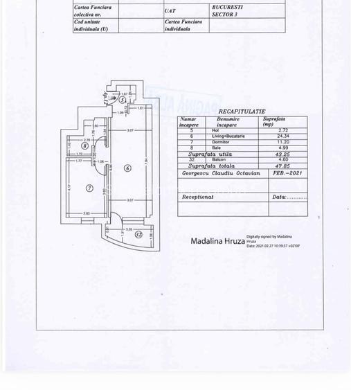 Apartament 2 camere GVI Town Residence | Metrou 3 minute | Mobilat si Utilat - 1