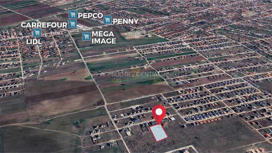 Teren intravilan excelent, suprafata 489 mp, intrare in comuna Berceni - 3