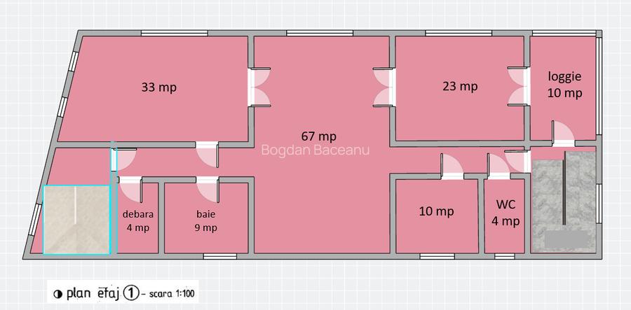 Clădire 800 mp, P+2+M | Mihai Bravu | Structură versatilă | 7 parcări acoperite - 12