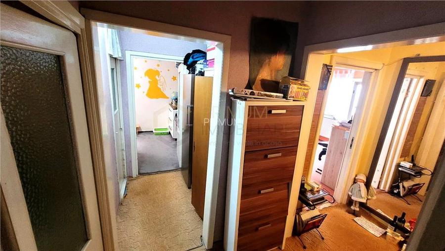 ARADULUI - PARTER INALT - 3 cam - 2 bai - balcon - centrala proprie - BOXA - 3