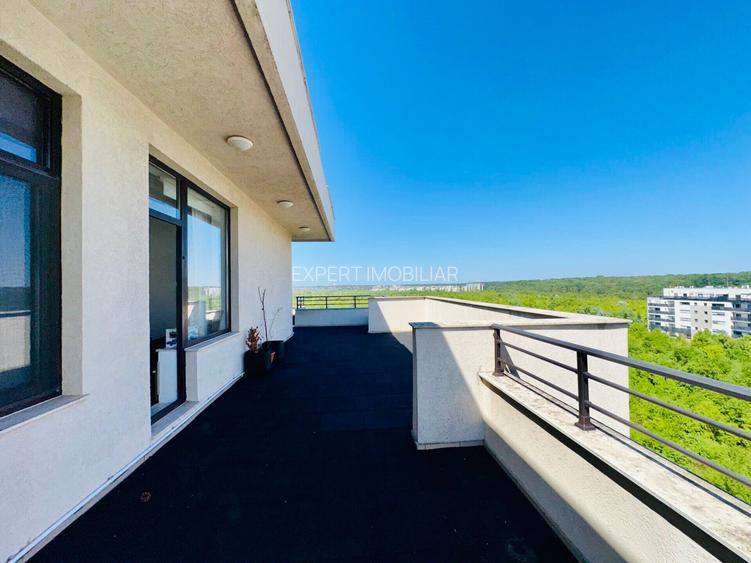 Aleea Privighetorilor- Penthouse 833 mp utili mobilat complet 3600 Euro + TVA - 23