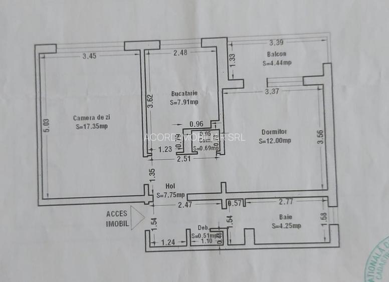 Apartament renovat zona Boema, 2 camere decomandate. - 8