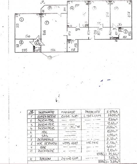 De vanzare 4 camere Ale Huedin 1, cu loc de parcare si centrala proprie - 9