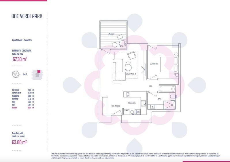 OFERTA Vanzare 2 camere | ONE Verdi Park | Finalizat - 1